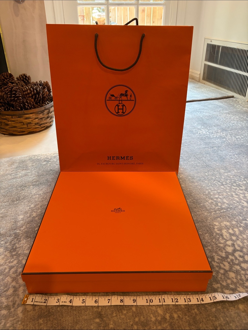 HERMES BIG BAG AND BIG BOX